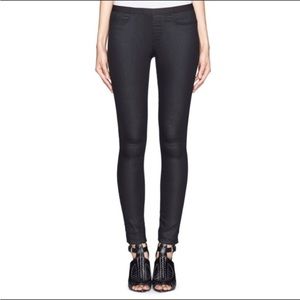 HELMUT LANG stretch jogging denim black pull on